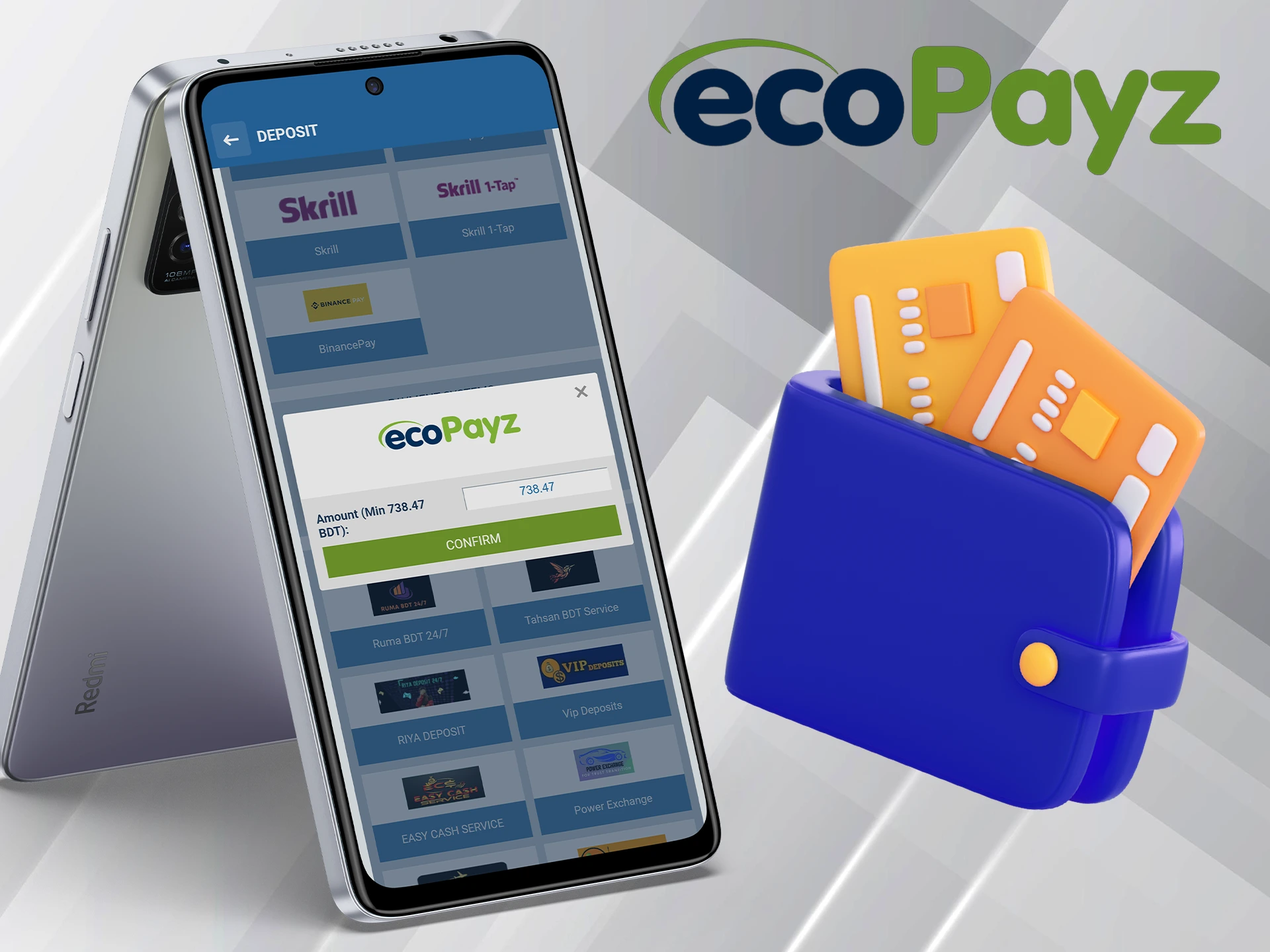 You can use ecoPayz to deposit and withdraw funds.
