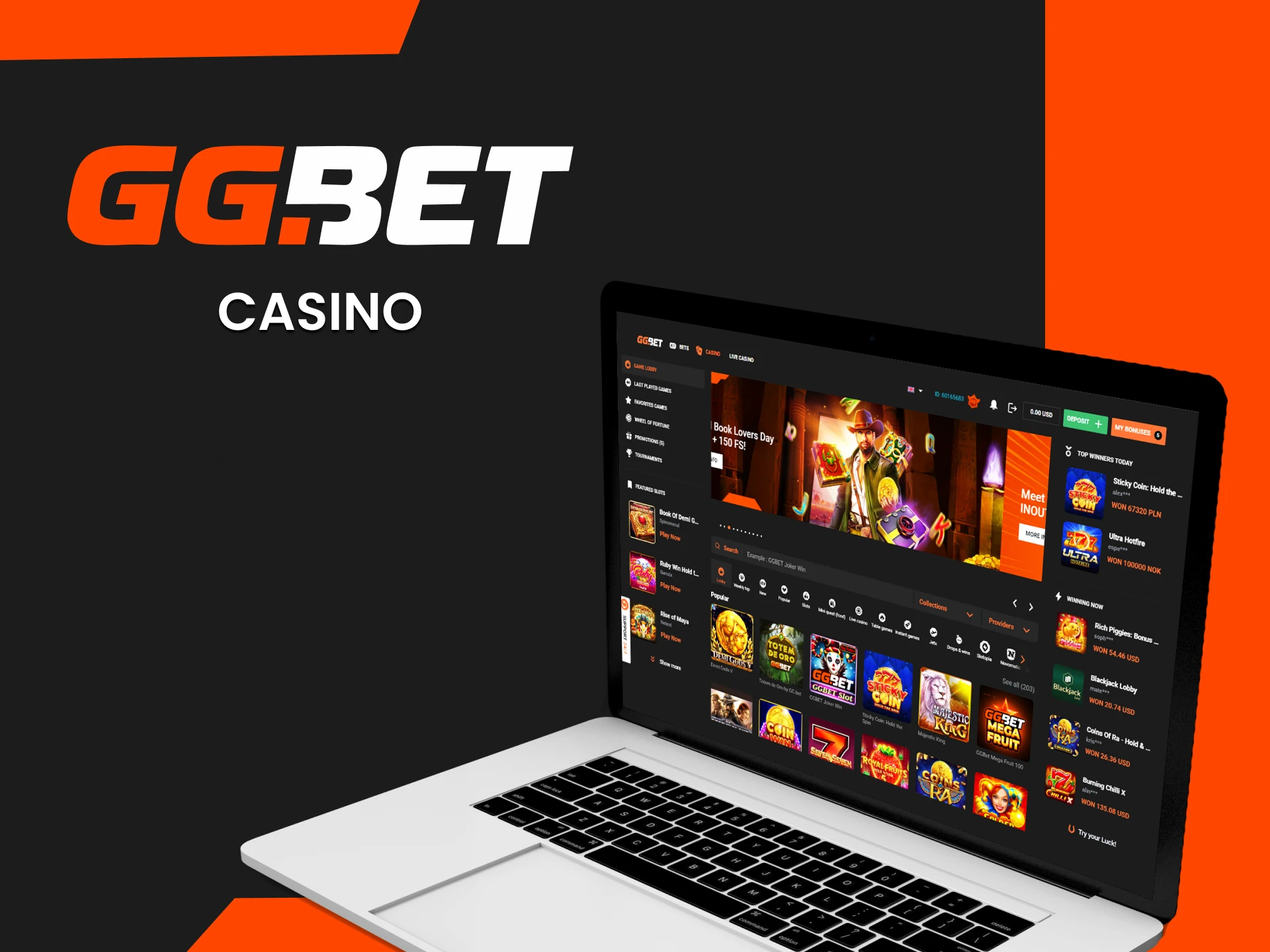 Play at the casino from GGbet.