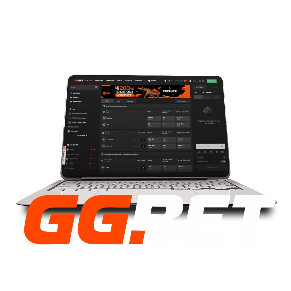 For betting and casino games, choose GGbet.