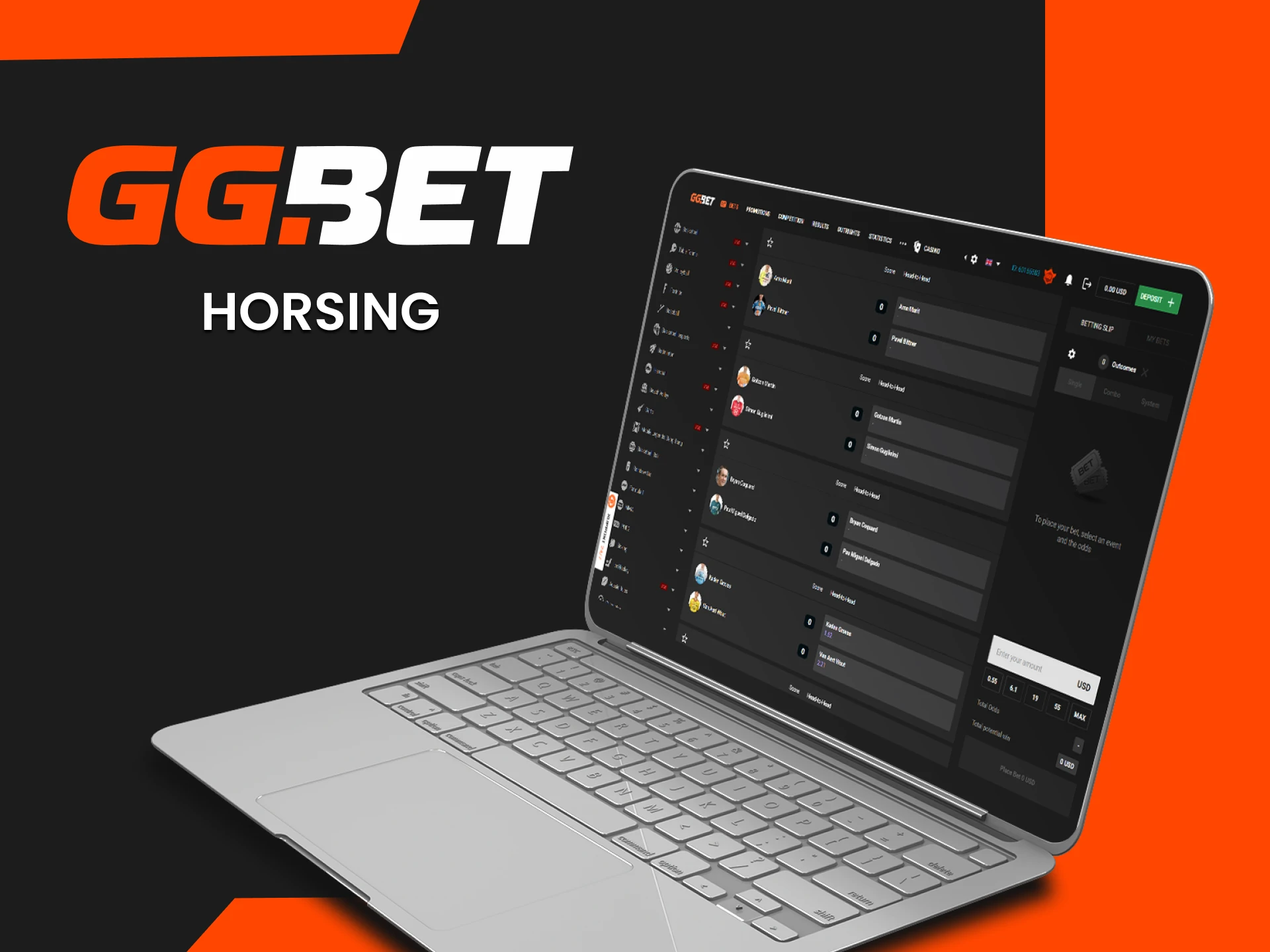 When betting on GGbet, choose horsing.