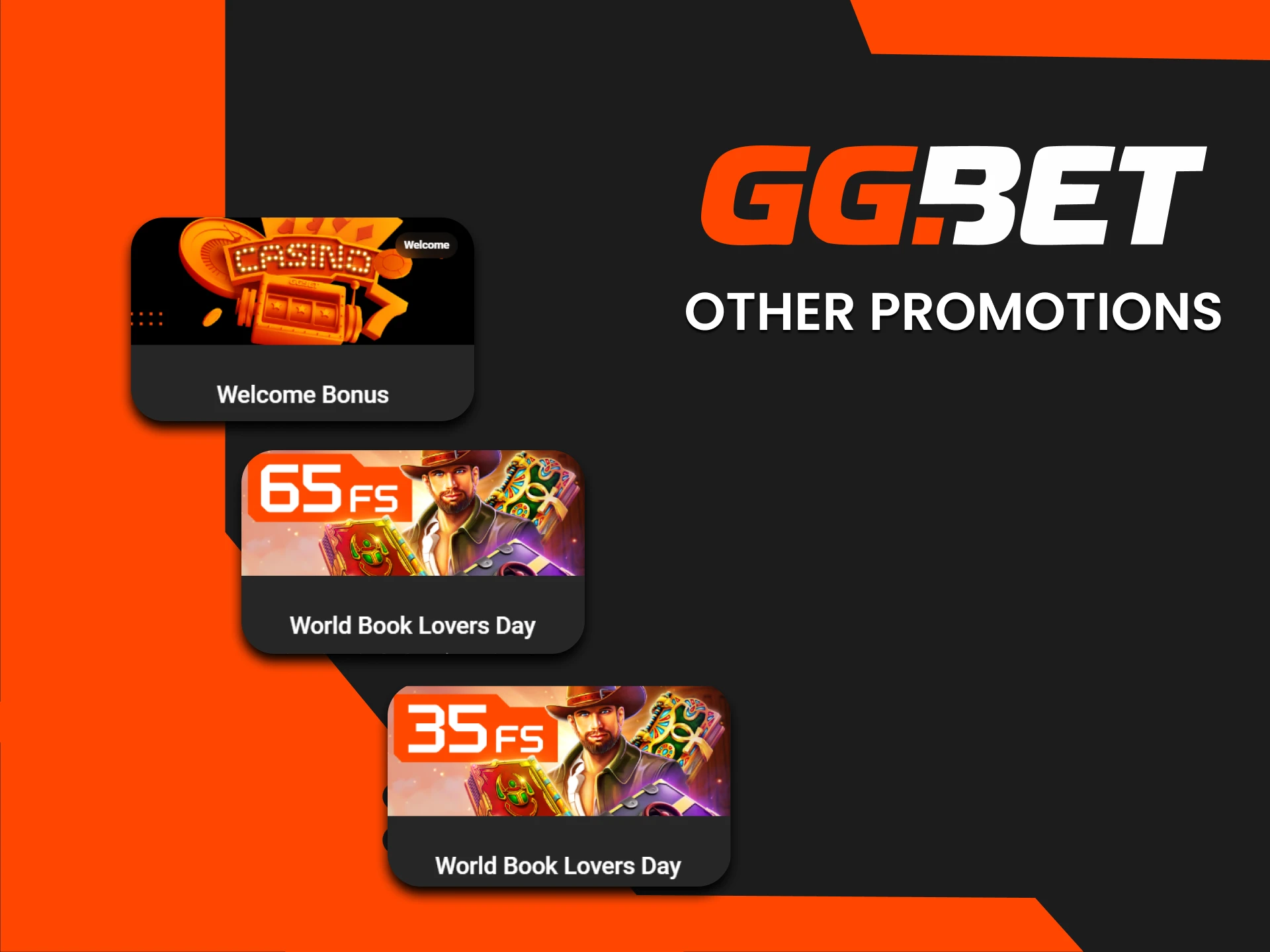 We will tell you what bonuses are available at GGbet.