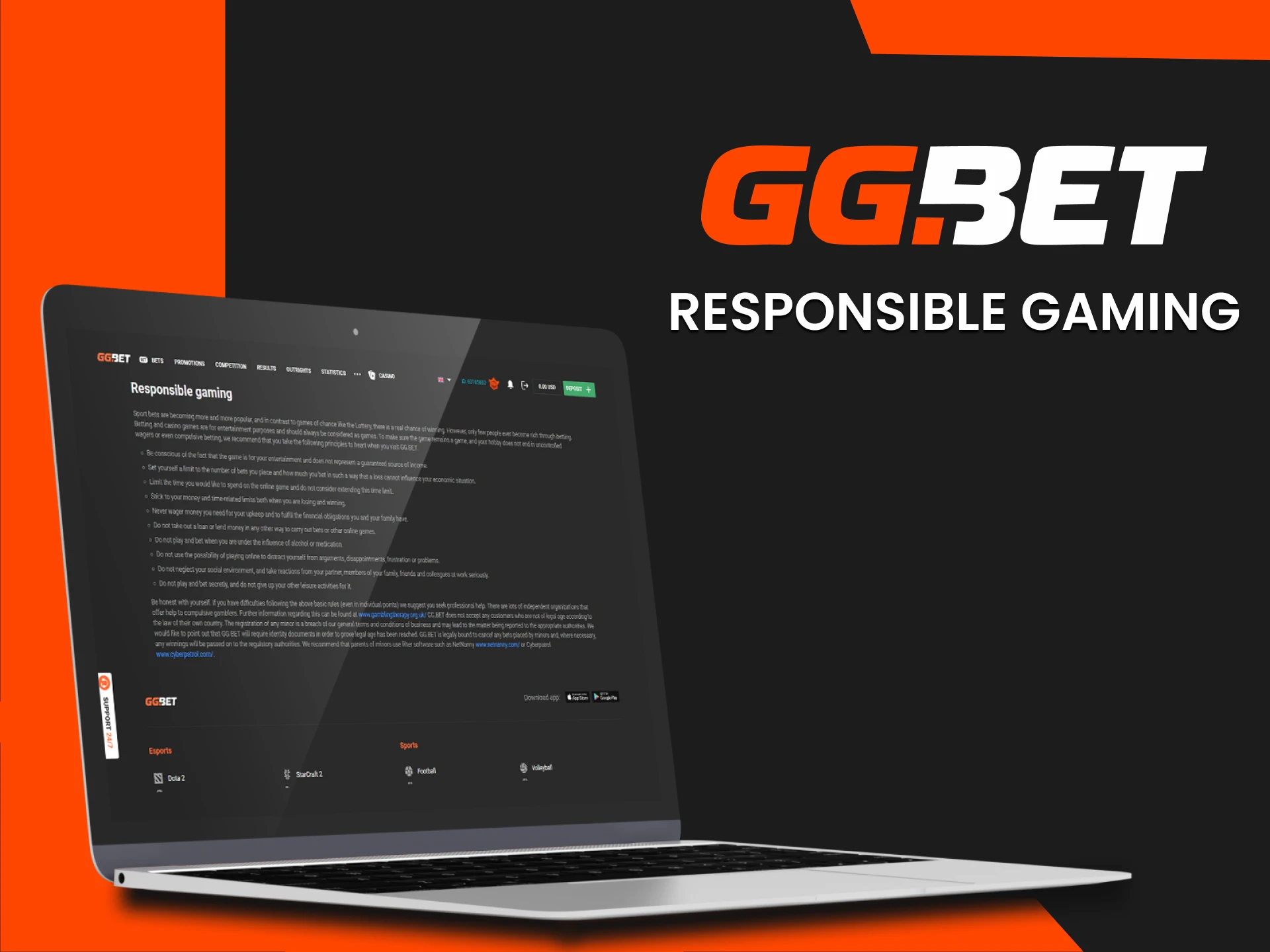 Play responsibly at GGbet.